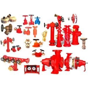 Fire hydrants and hoses