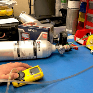 Conduct functional tests to ensure gas detector is operating correctly