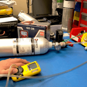 Repair any malfunctioning parts or components in the gas detector